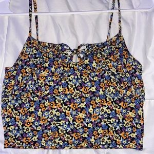 colorful flower print shirt